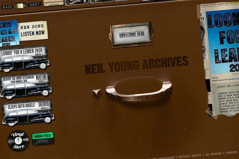 Neil Young Archives breekt met Facebook en Google logins
