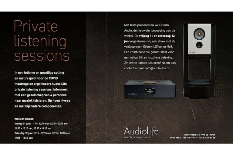 Audio-Life Private Listening Sessions