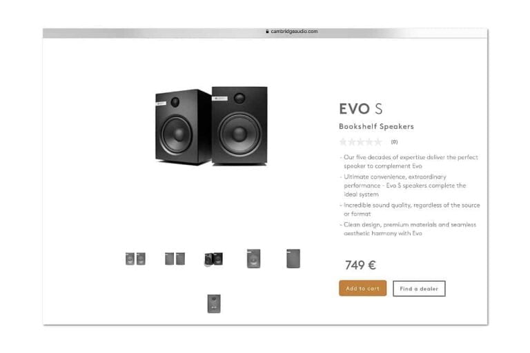 Cambridge Audio Evo S compacte speakers