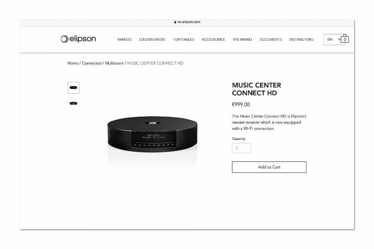 Elipson Audio presenteert Music Centre Connect HD