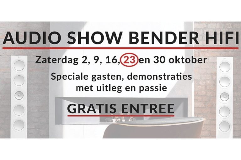 Bender: show met Atoll, Acoustic Energy & Supra Cable
