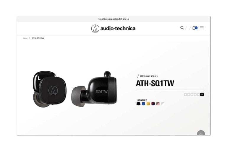 Audio-Technica ATH-SQ1TW in-ears