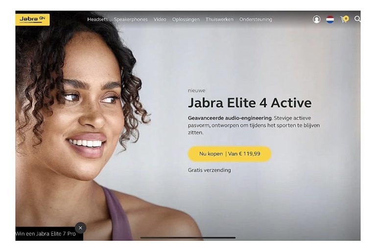 Jabra Elite 4 Active echt draadloze in-ears