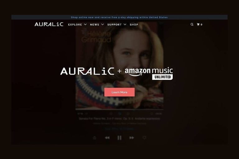Auralic Lightning DS inclusief Amazon Music Unlimited