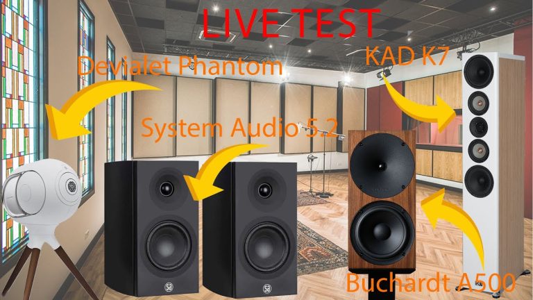 Live Test wireless speakers – KAD – Devialet – Buchardt – System Audio