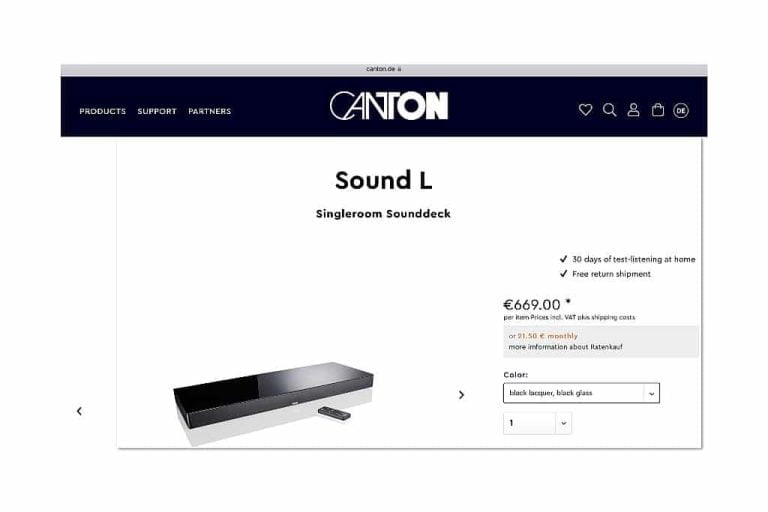 Canton Sound L Smart Sounddeck