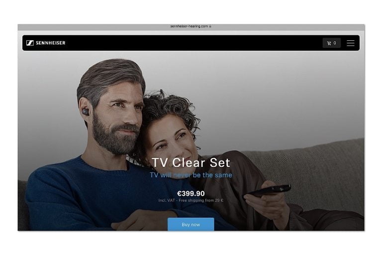 Sennheiser TV Clear, in-ears voor tv