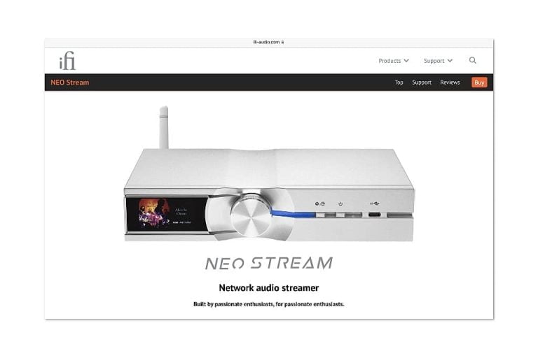 iFi Neo Stream DAC en muziekstreamer