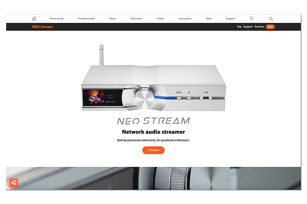 iFi Audio Neo Stream DAC en streamer