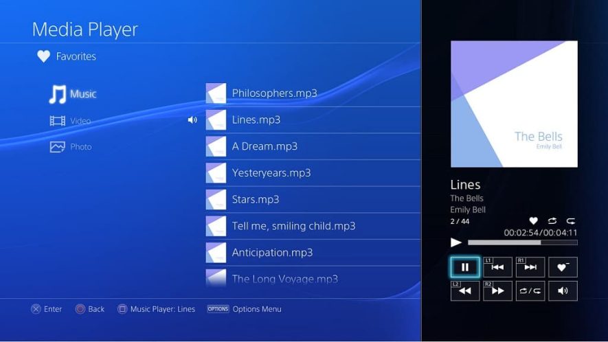 Media Player PS4