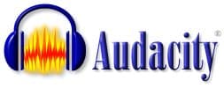 Logo van Audacity