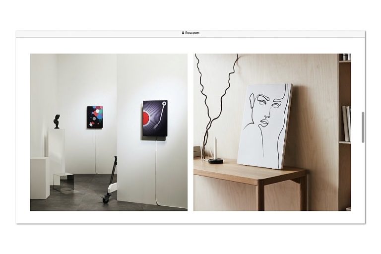 IKEA presenteert de ‘schilderij-speaker’.
