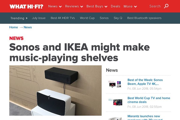 Sonos en IKEA komen wellicht met echte boekenplank-speaker