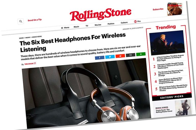 Rolling Stone kiest beste draadloze hoofdtelefoons