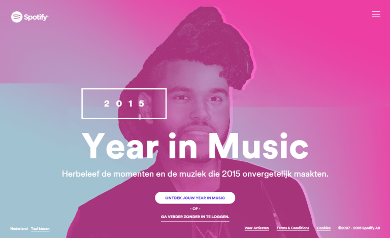 Blik terug met Spotify Your Year