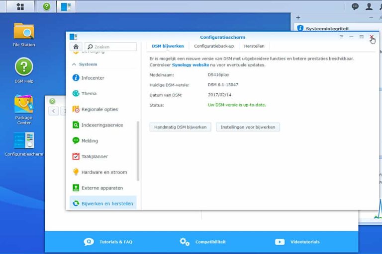 Synology rolt DiskStation Manager versie 6.1 uit