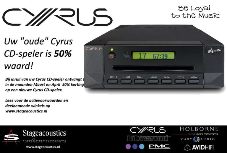 Cyrus CD-speler met fikse inruilkorting