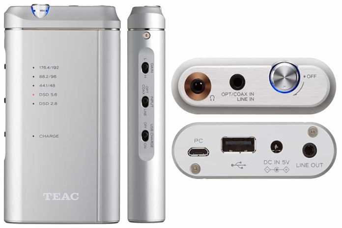 De TEAC HA-P5 portable USB-DAC en koptelefoonversterker
