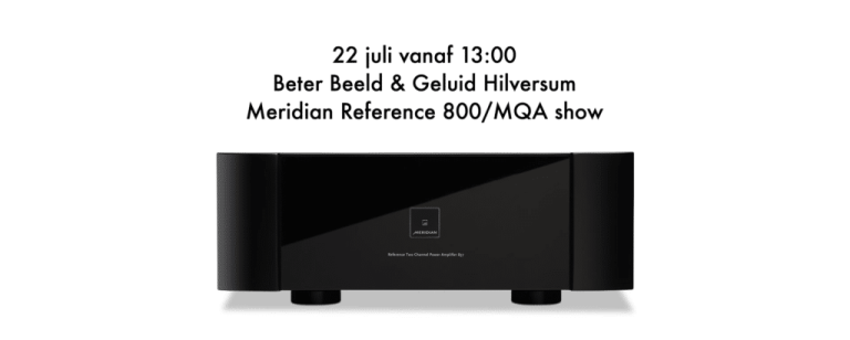 Meridian Reference 800/MQA show
