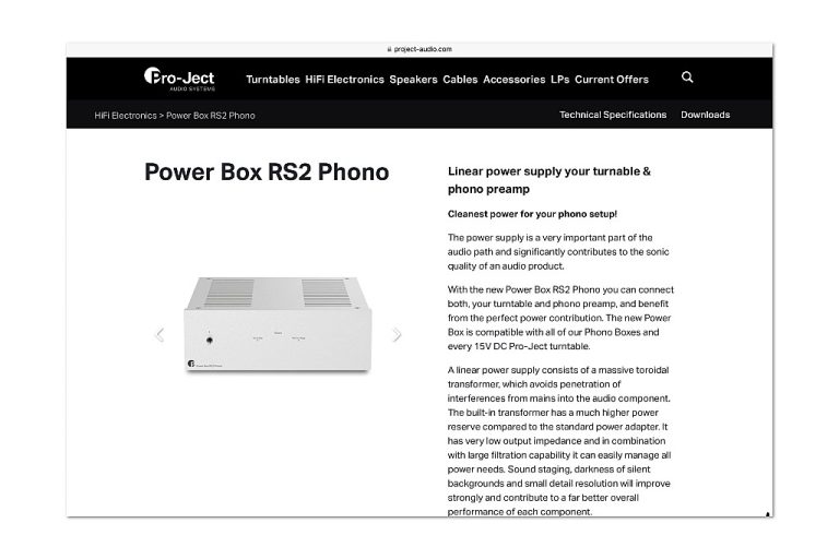 Pro-Ject Power Box RS2