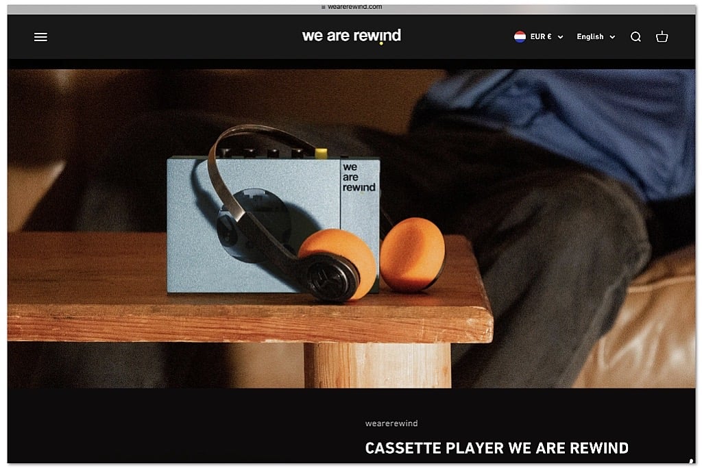 We Are Rewind Portable Cassette Player - Serge